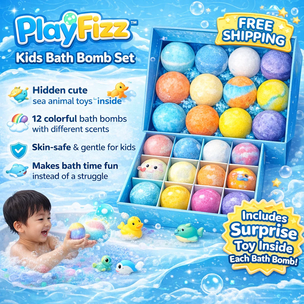 OceanPop™ bath bombs colors
